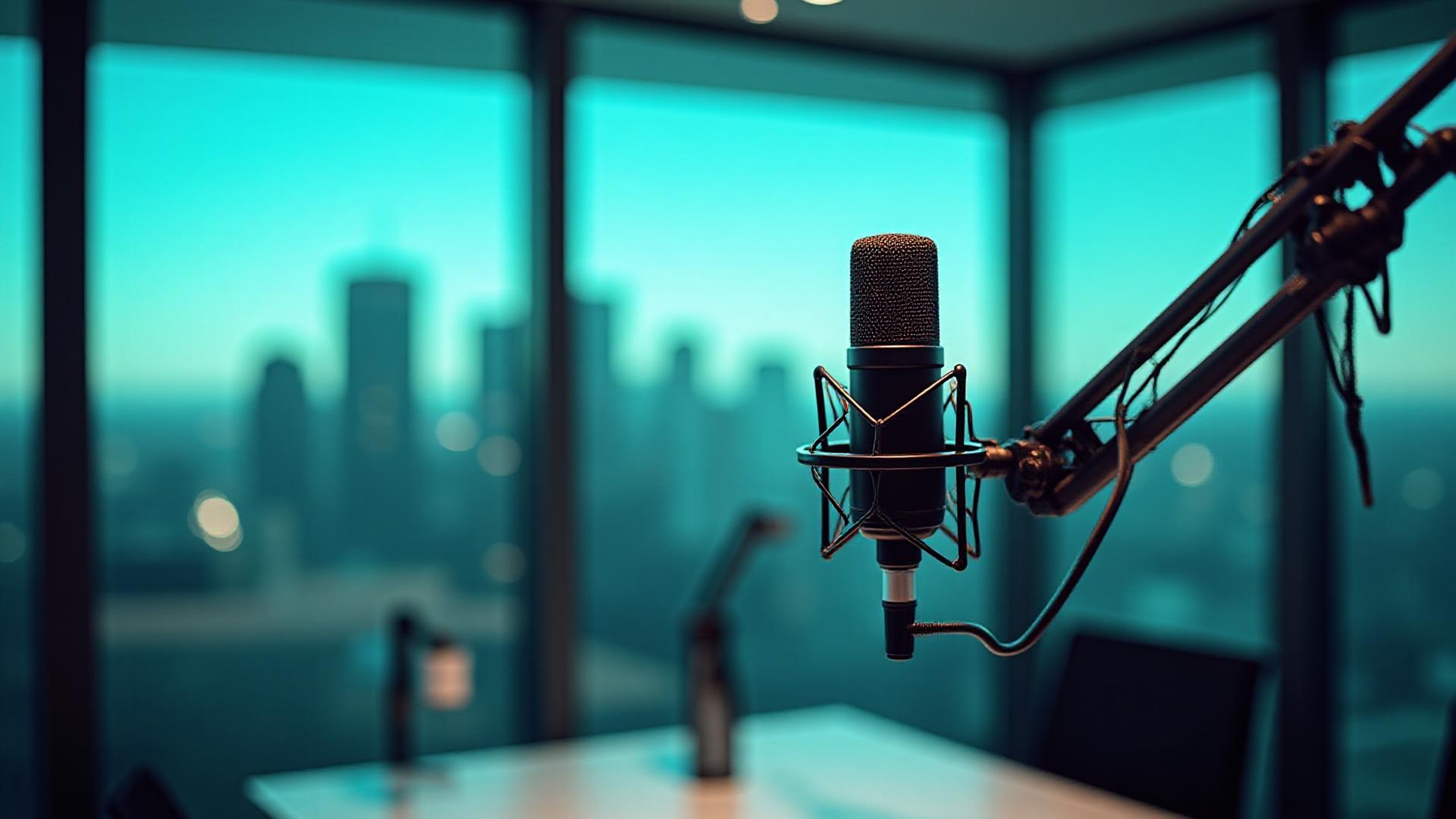 Professional business podcast recording session in Melbourne